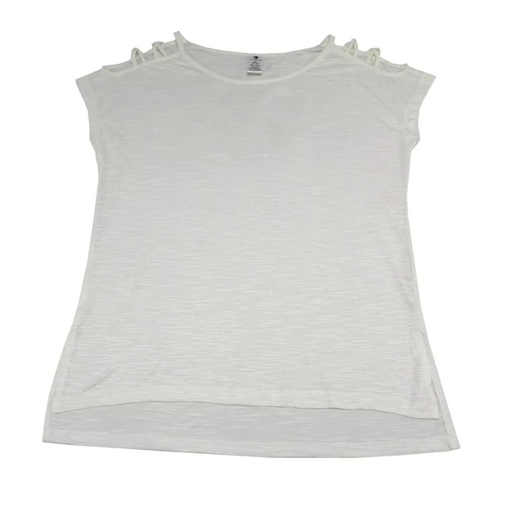 NEW Active Life Womens Open Shoulder Tops In Half Moon,  M